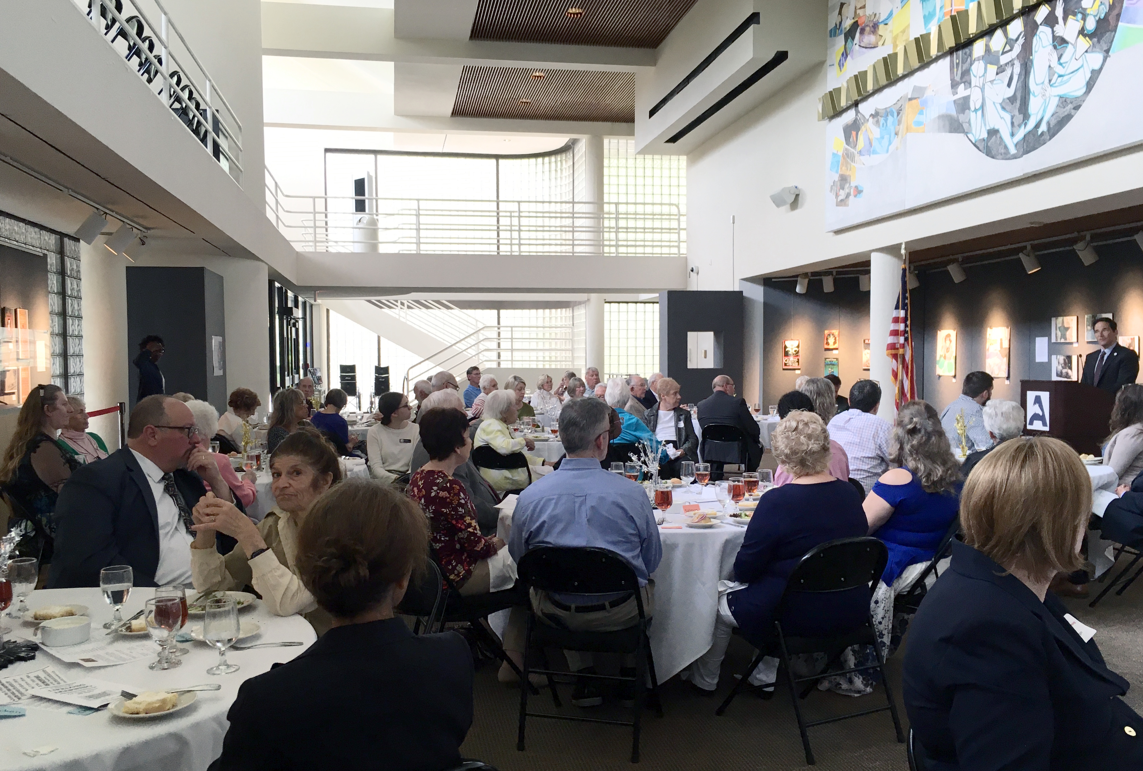 View of the 2023 Kauffman luncheon attendees (2025 picture not available)